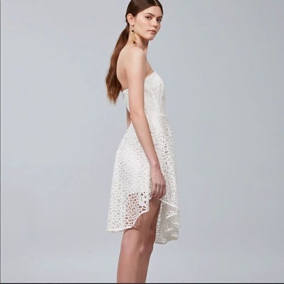 KEEPSAKE Label Midnight Hour Strapless Lace F&F Dress - Picture 2 of 8